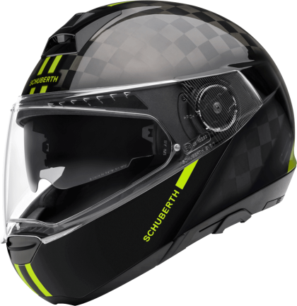 SCHUBERTH C4 PRO CARBON BLACK/NEON YELLOW motorcycle helmet