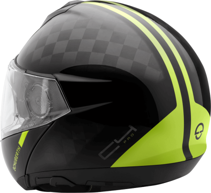 SCHUBERTH C4 PRO CARBON BLACK/NEON YELLOW motorcycle helmet