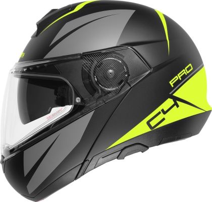 SCHUBERTH C4 PRO MERAK BLACK/GRAY/YELLOW motorcycle helmet