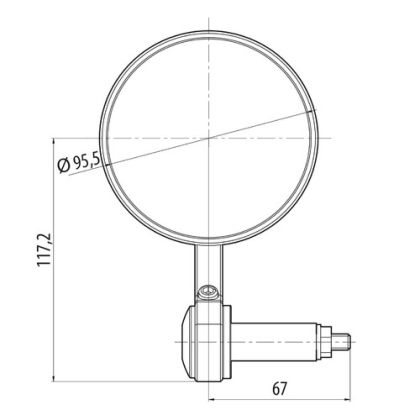 Oculus 91636 Moto Mirrors