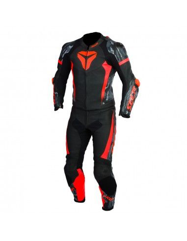 Pantaloni moto SECA SRS II FLUO RED/CAMO