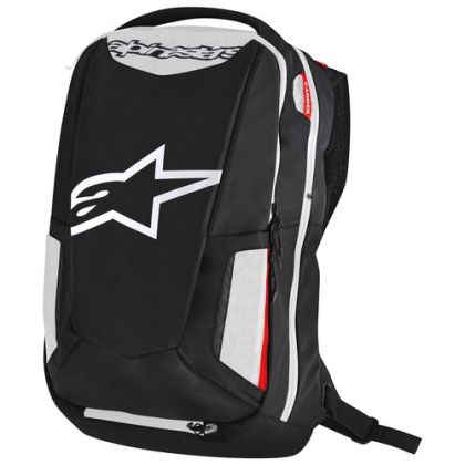 Motorcycle backpack Alpinestars City Hunter BLACK/WHITE/RED