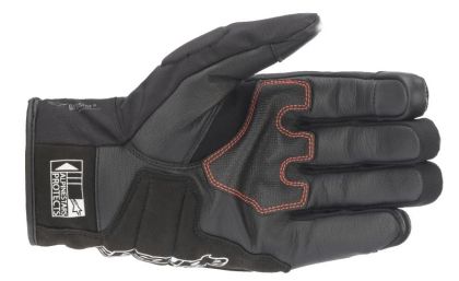 Motorcycle gloves ALPINESTARS SMX-Z DRYSTAR BLACK/FLUO RED