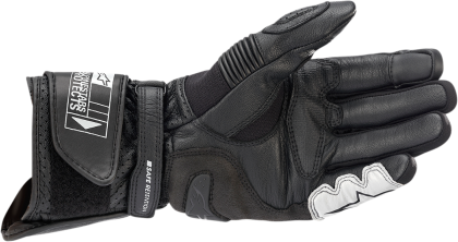 Motorcycle gloves ALPINESTARS SP-2 V3 BLACK/WHITE