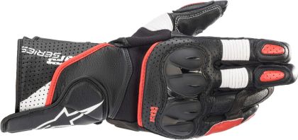 Motorcycle gloves ALPINESTARS SP-2 V3 BLACK/WHITE/RED