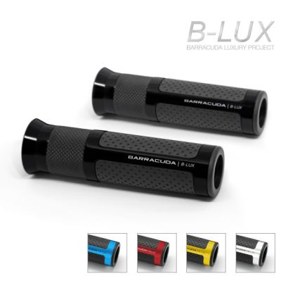 Manere motocicleta BARRACUDA B-LUX RACING GRIPS SILVER