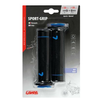 Λαβές μοτοσυκλέτας Sport-Grip μπλε 90581