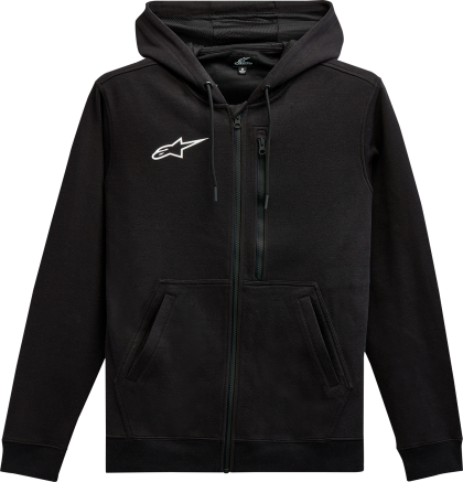 Motorcycle sweatshirt ALPINESTARS HOODIE ASYM BLACK