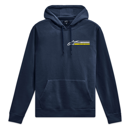 Motorcycle sweatshirt ALPINESTARS HOODIE PAR NAVY