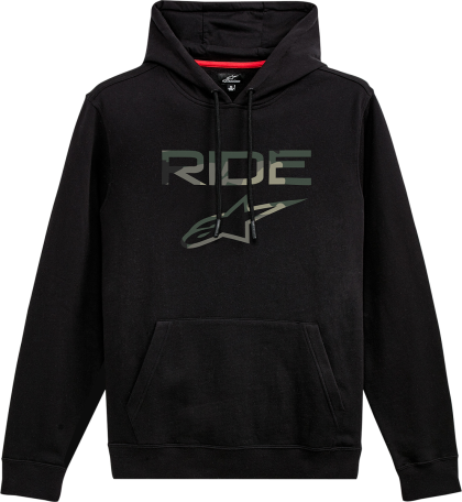 Motorcycle sweatshirt ALPINESTARS HOODIE RIDE CAMO BLACK