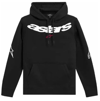 Motorcycle Sweatshirt ALPINESTARS PO ELLIPTIC BLK