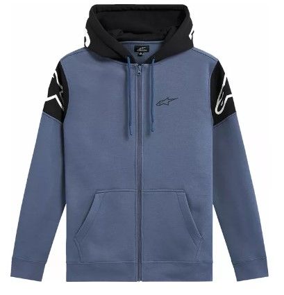 Motorcycle Sweatshirt ALPINESTARS VELOCITY BL/BLK