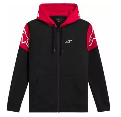 Hanorac pentru motociclete ALPINESTARS VELOCITY BLK/RD