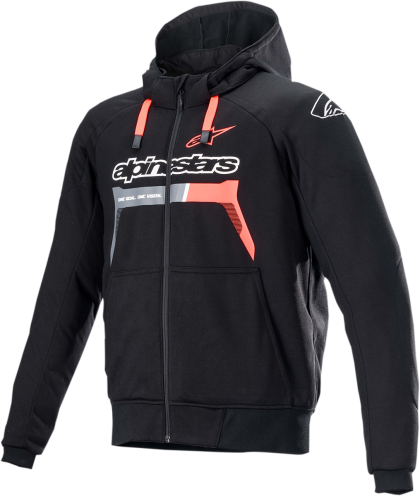 Motorcycle sweatshirt ALPINESTARS Chrome Sport BLACK/RED