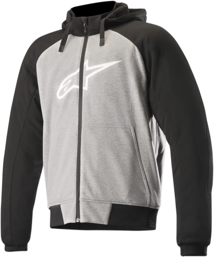 Φούτερ μοτοσικλέτας ALPINESTARS Chrome Sport Hoodie ΓΚΡΙ/ΜΑΥΡΟ