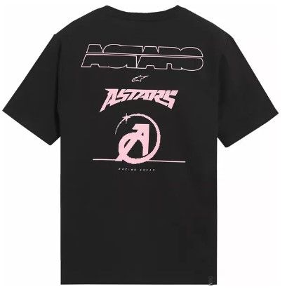 Tricou moto ALPINESTARS BOLD TYPE BACK BLK