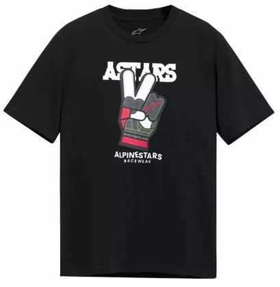 Moto T-shirt ALPINESTARS CS PEACEOUT BLK