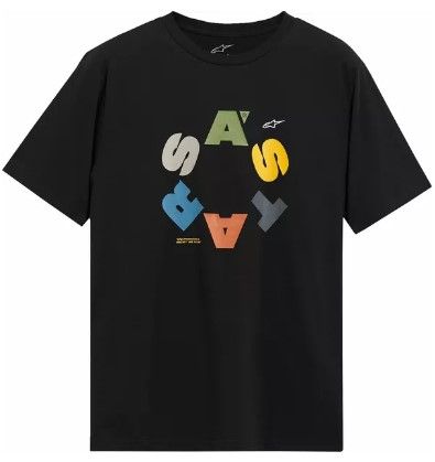 Moto T-shirt ALPINESTARS CSF GAMBIT BLK