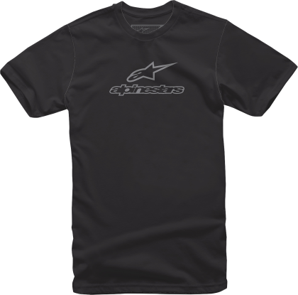 Мото тениска ALPINESTARS TEE WORDMARK BK/GY