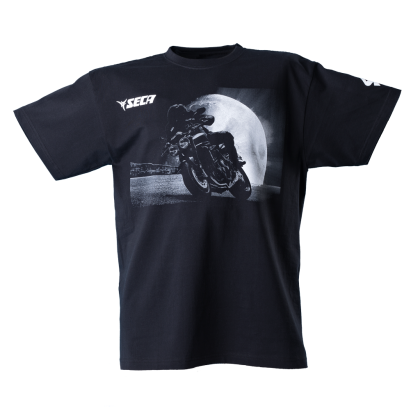 Tricou Moto SECA MOON BLACK