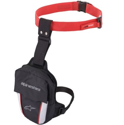 Motorcycle leg bag ALPINESTARS ACCESS BLACK/RED/WHITE