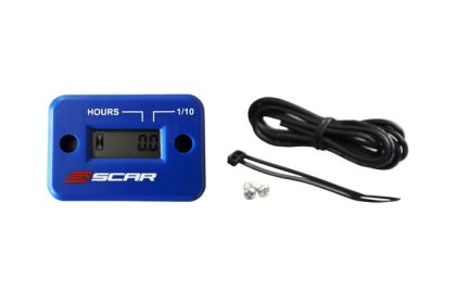 Ceas moto HOUR METER SCAR BLUE