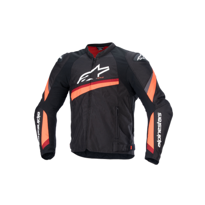 Motorcycle jacket ALPINESTARS T-GP R V4 BLACK/RED