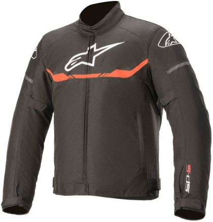 Motorcycle jacket ALPINESTARS T-SPS WATERPROOF BLACK/RED