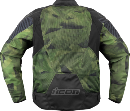 Jachetă de motocicletă ICON Overlord3™ CE CAMO GREEN