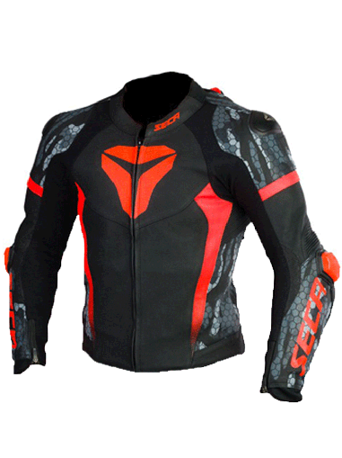 Geaca moto SECA SRS II ROSU FLUO/CAMO