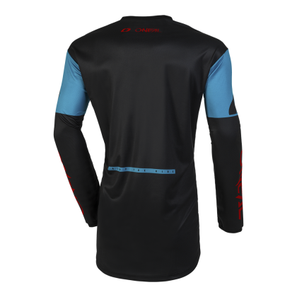 Motocross shirt O'NEAL ELEMENT BRAND V.23 BLACK/BLUE