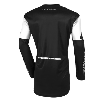 Motocross shirt O'NEAL ELEMENT BRAND V.23 BLACK/WHITE