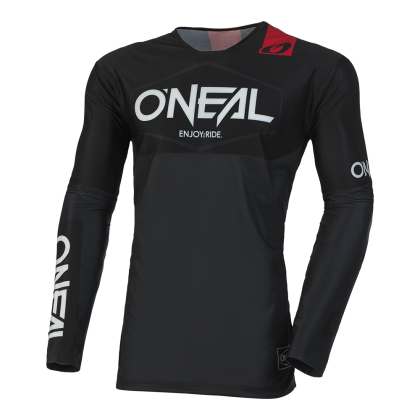 Motocross shirt O'NEAL MAYHEM HEXX BLACK/GRAY V.24