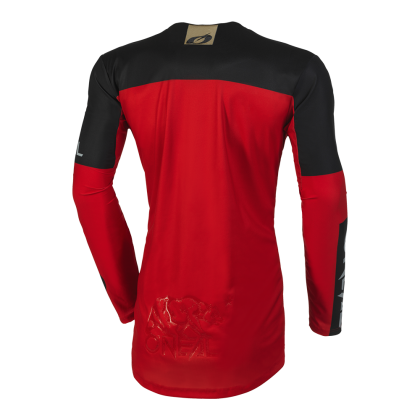 Motocross shirt O'NEAL MAYHEM HEXX BLACK/RED V.24