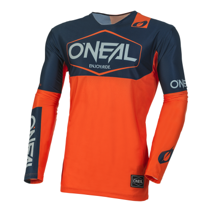 Motocross shirt O'NEAL MAYHEM HEXX BLUE/ORANGE V.24