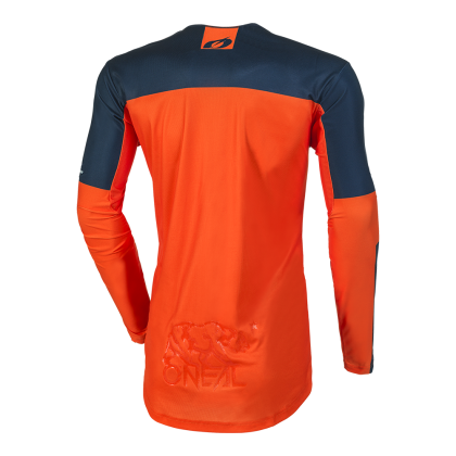 Motocross shirt O'NEAL MAYHEM HEXX BLUE/ORANGE V.24