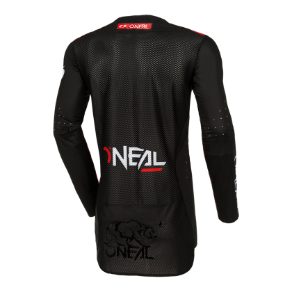 Motocross shirt O'NEAL PRODIGY FIVE THREE BLACK/WHITE V.24