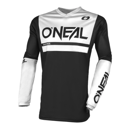 Motocross shirt O'NEAL THREAT AIR V.23 BLACK/WHITE