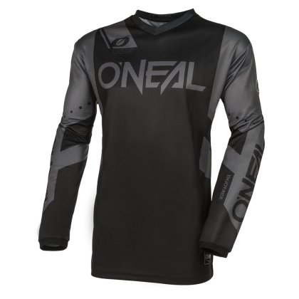 Motocross blouse O`NEAL ELEMENT RACEWEAR BLACK/GRAY V.24