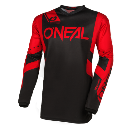 Motocross blouse O`NEAL ELEMENT RACEWEAR BLACK/RED V.24