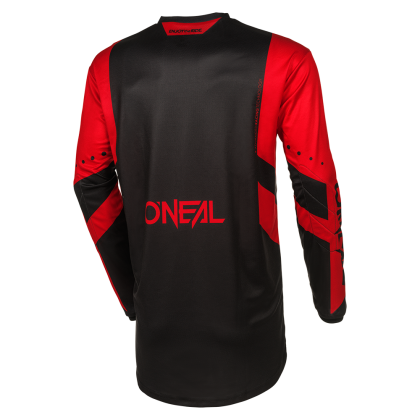 Μοτοκρός μπλούζα O`NEAL ELEMENT RACEWEAR ΜΑΥΡΟ/ΚΟΚΚΙΝΟ V.24