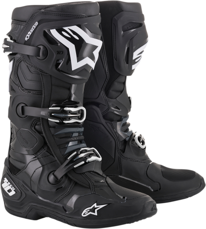 ALPINESTARS TECH 10 ΜΑΥΡΕΣ μπότες μοτοκρός