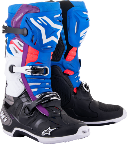 ALPINESTARS Tech 10 Supervented Motocross Boots ΜΑΥΡΟ/ΛΕΥΚΟ/ΜΠΛΕ