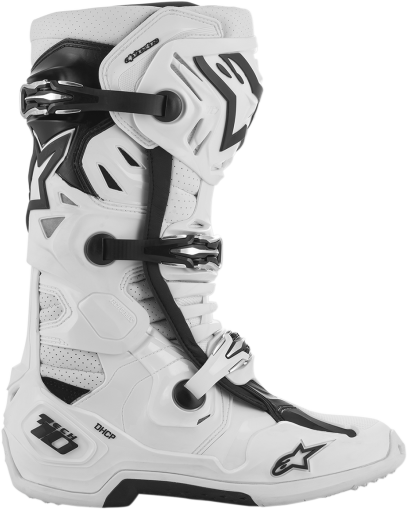 ALPINESTARS TECH 10 SUPERVENTED WHITE motocross boots