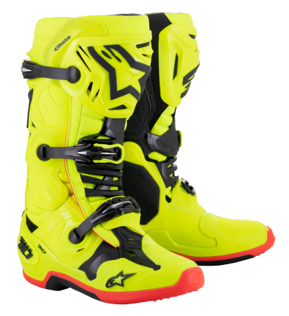 ALPINESTARS TECH 10 YLW/BK/RD motocross boots