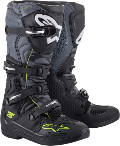 Motocross Boots ALPINESTARS TECH 5 BLACK/GRAY/YELLOW