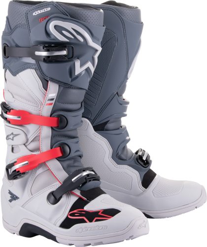 Ghete motocross ALPINESTARS Tech 7 Enduro GREY/RD