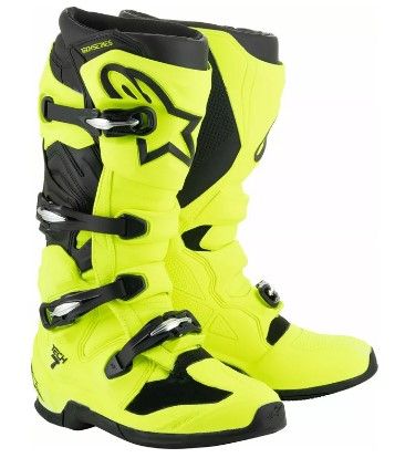 Ghete Motocross ALPINESTARS TECH 7 GALBEN FLUO NEGRU C25