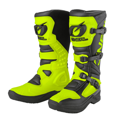 Ghete Motocross O'NEAL RSX NEGRU/GALBEN NEON