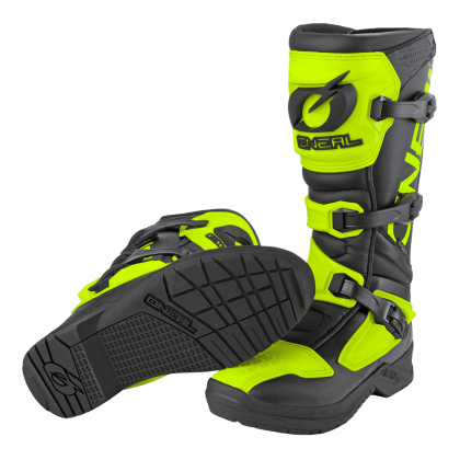 Ghete Motocross O'NEAL RSX NEGRU/GALBEN NEON